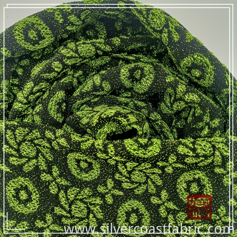 Lurex Jacquard Textile